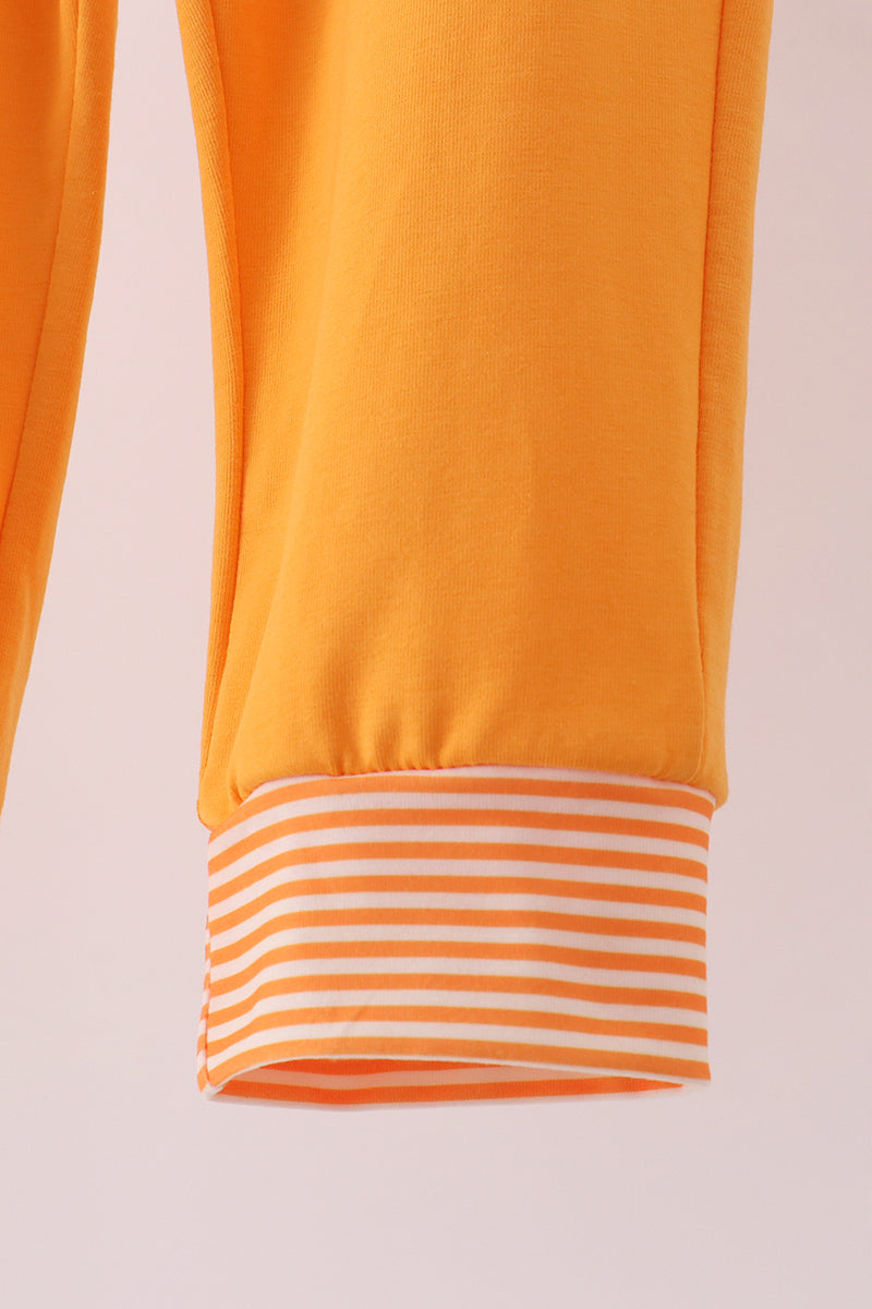 Orange Tennessee Go Vols Embroidery Pants Set