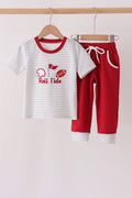 Red Alabama Roll Tide Embroidery Pants Set