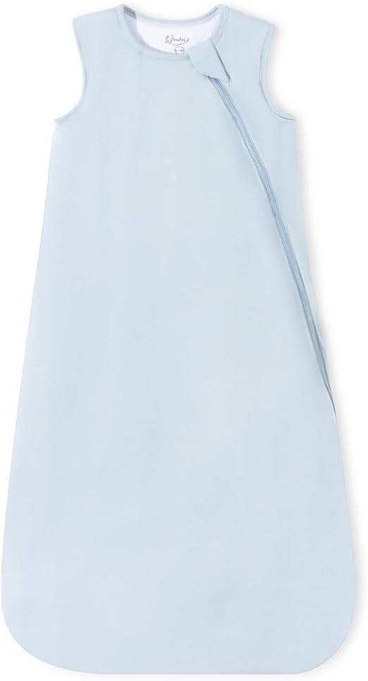 Baby Blue Quilted Bamboo Baby Sleep Sack