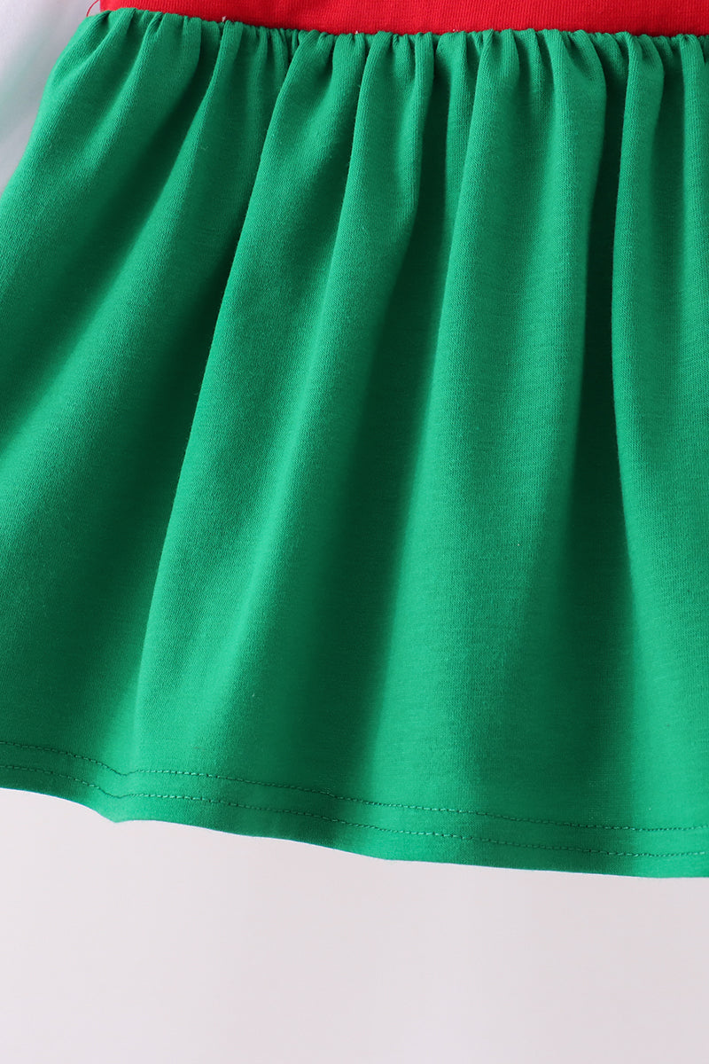 Green Gingerbread Smocked Bloomer Set