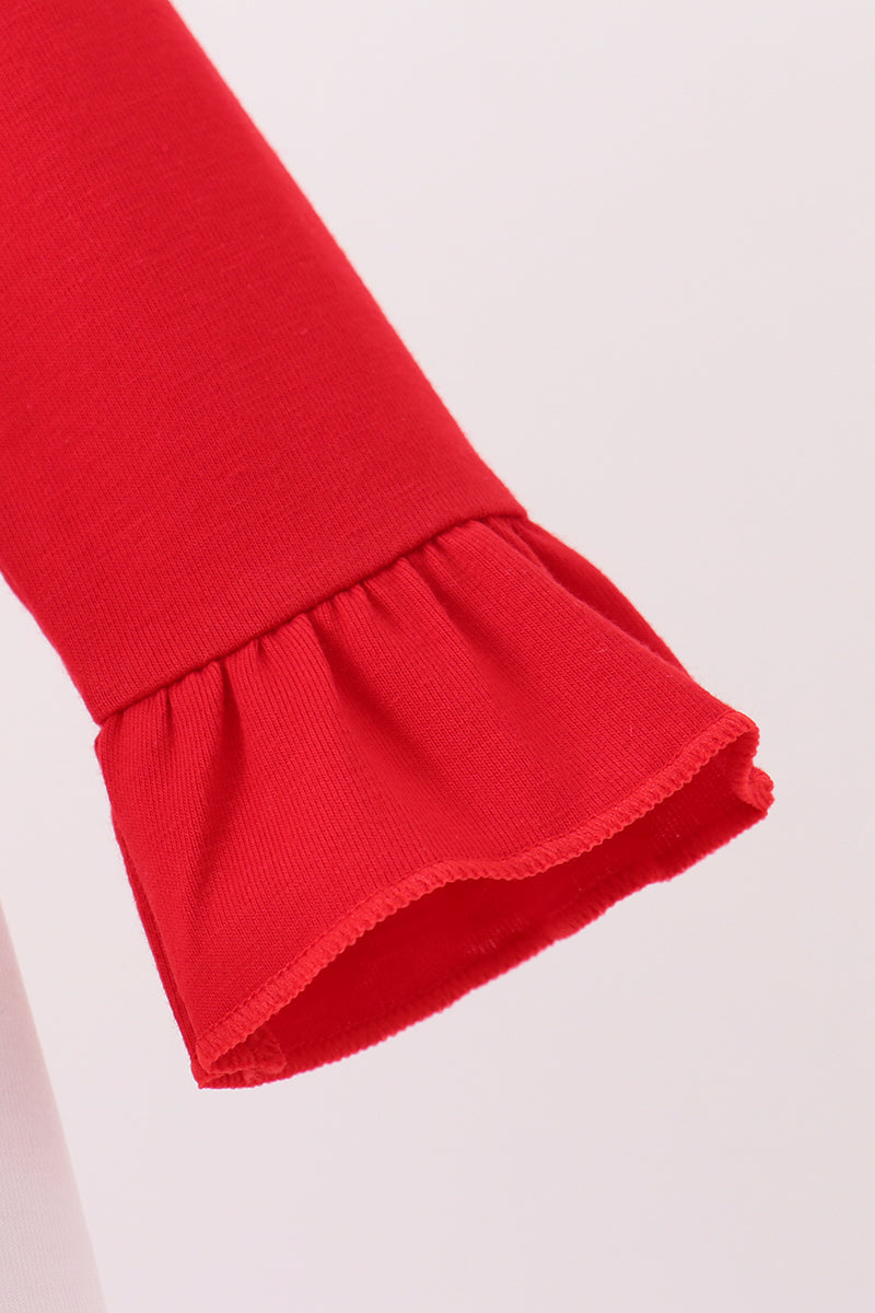 Red Nutcracker Ruffle Bubble