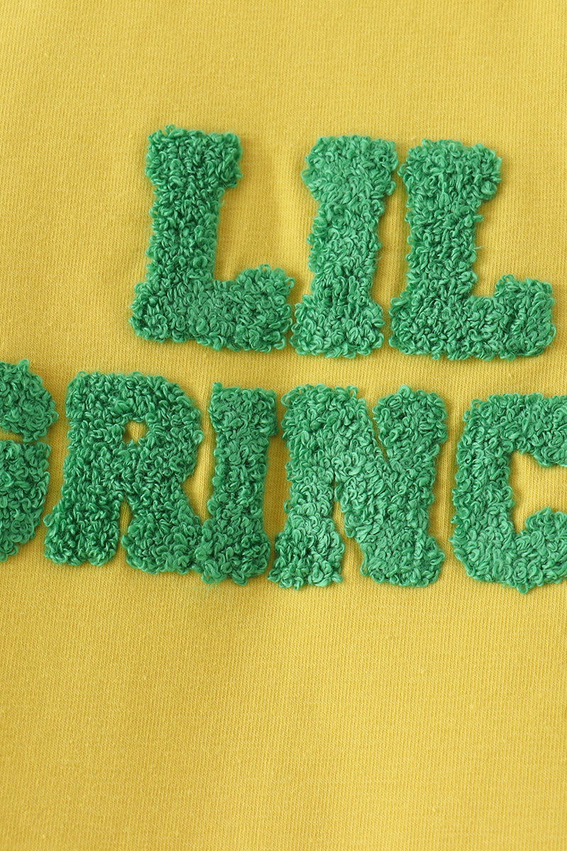 Green Grinch French Knot Top